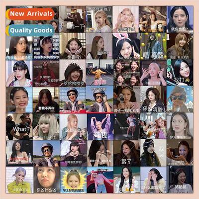 63 black pink emoji stickers Kim  Soo Jenny Chae Young lisa