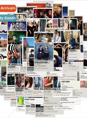 64 poster type classic movie stickers luggage motorcycle tro