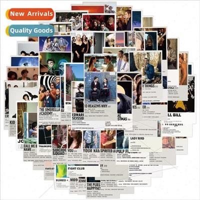 64 poster type classic movie stickers luggage motorcycle tro