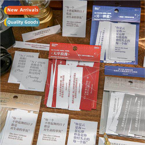 Monologue book series sticker pack ins Scandinavian literary