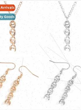 Personalized Earrings Chemical Structure Molecules DNA Scien