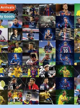 50 Neymar Stickers High-value Brazilian football star laptop