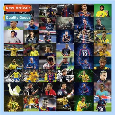 50 Neymar Stickers High-value Brazilian football star laptop