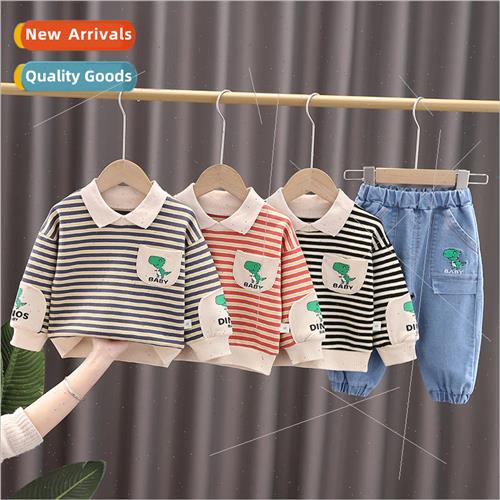 Spring and Autumn childrens work jeans childrens suit boys l