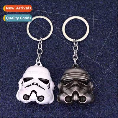 Movie  jewelry Star Wars Star Wars White Trooper keychain pe
