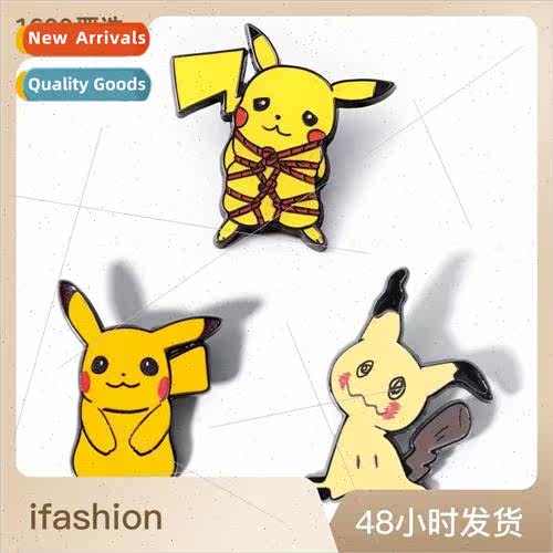 Anime secondary  creative pets Bikachu Pokemon anime brooch