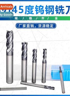 New  4 flute 45 degree tungsten steel milling cutter woodwor