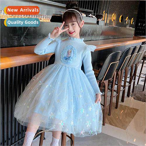 2023 new childrens fashion dress girls fall  of fashion dres