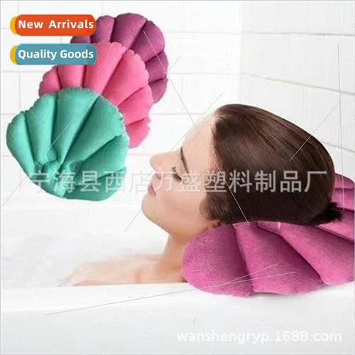 Home Inflatable Bath Pillow With Suction Cup Bath Pillow Bat