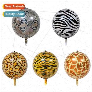 animal pattern tiger inch pat balloon 适用est aluminum