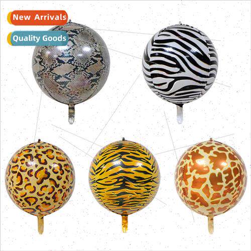 22 inch 适用est animal pattern 4D aluminum balloon tiger pat
