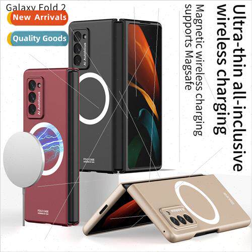 适用 Samsung folding ZFold2 magnetic phone case ultra-thin M