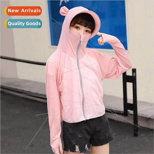 Summer new riding girls sunscreen clothing lightweight breat