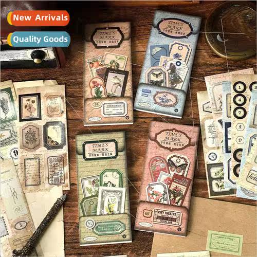 -adhesive die-cut sticker book Age Retaining Trace Series Re