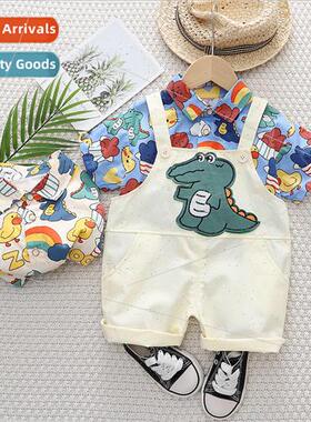 Spring and Autumn 2023 new baby baby backpack pants small ch