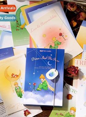 Prince and Rose postcard cute cartoon creative fairy tale ch