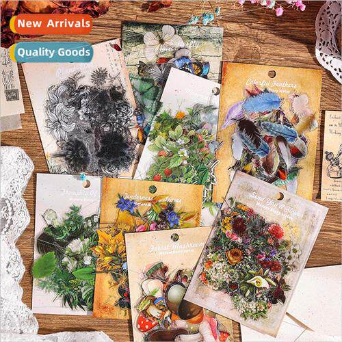 60pcs Nature Story Series Handbook Sticker Pack Kids Handboo