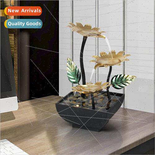 New light luxury iron cycle running water small home entranc