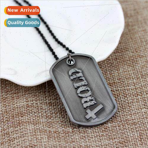 Fashion American G.I. Jewelry Tag Necklace Cross Bible Tag A