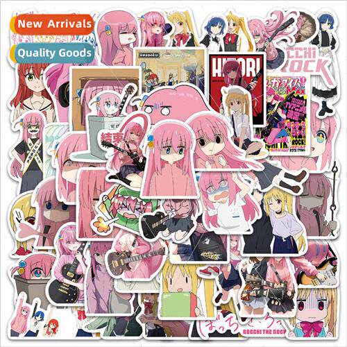50 new anime lonely rock stickers cell phone water cup lapto