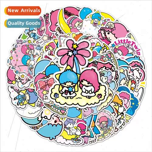 50 pcs of childrens animation Gemini cute doodle cartoon not