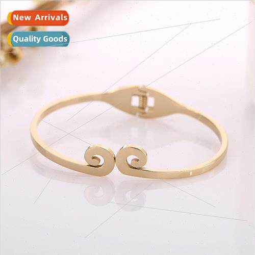 Tight band bracelet plated 18k rose gold bracelet female gol