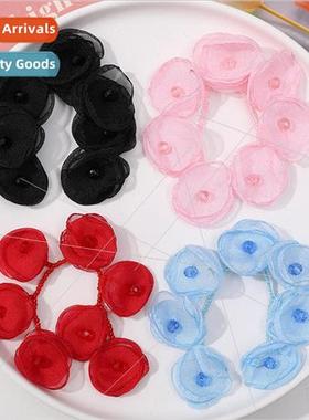 Gentle princess  super fairy tassel bilateral mesh flower di