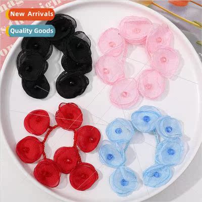 Gentle princess  super fairy tassel bilateral mesh flower di