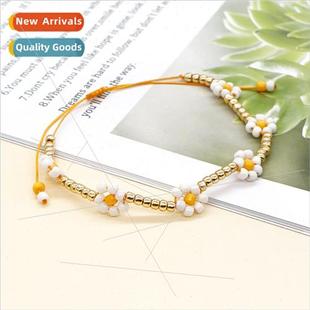 Glass Personalized Daisy Rope Beads Friendship