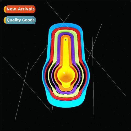 6 Pcs Colorful Measuring Spoon Set Combo Mixing Spoon With G