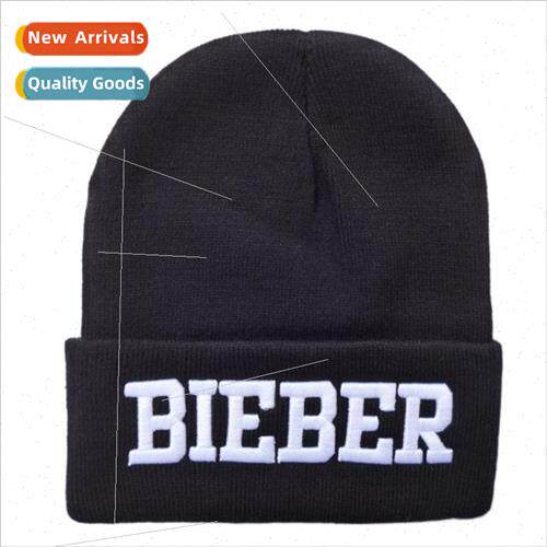New BIEBER hip-hop hat knit cap baseball cap spoof set dance