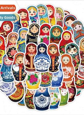 50 Russian nesting dolls children reward DIY notebook scoote