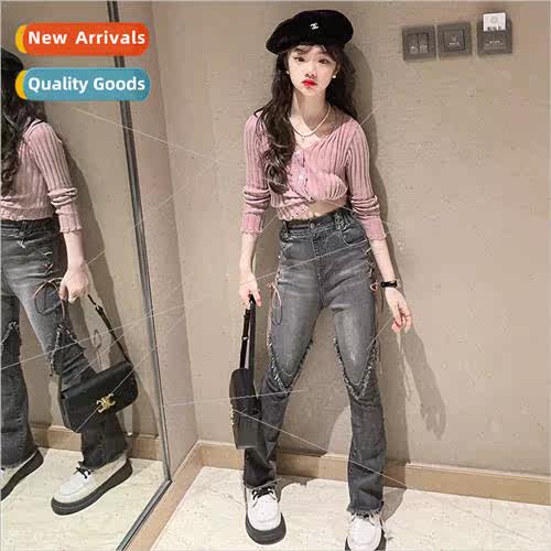 Girls suit spring and autumn  2023 new 适用eign stylish chil