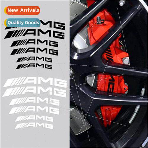High temperature car stickers AMG personalized wheel decorat