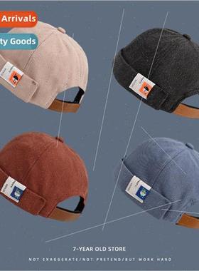 Japanese set hip-hop brimless melon hat children students se