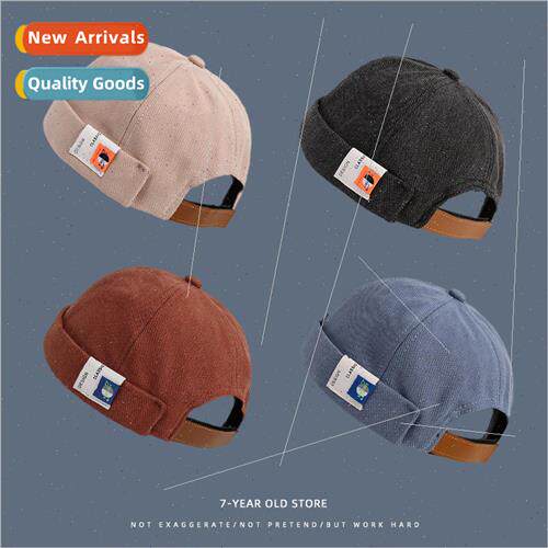 Japanese set hip-hop brimless melon hat children students se