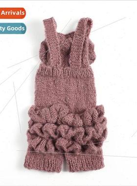 Hand Knitting Wool Baby Bodysuit Pants Studio Props Mohair