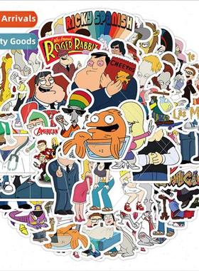 60 Pops cartoon graffiti stickers handbook decoration phone