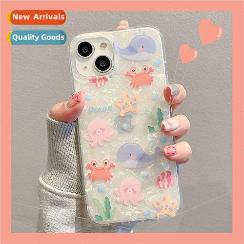 Cartoon Underwater Animals 适用 12/13ProMax Shell Pattern iP