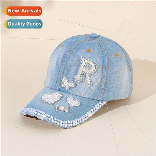 Hat female rhinestone baseball cap Korean  of the youth fash