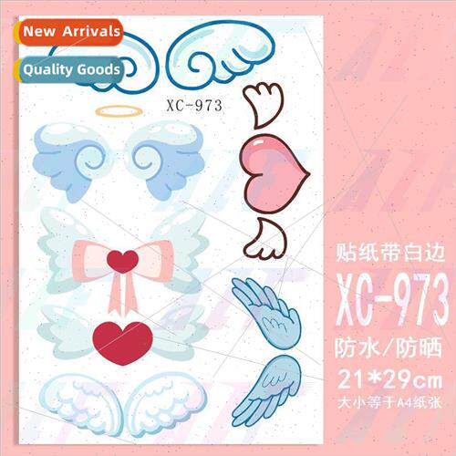 Cute decorative stickers electric car body shield scratch st