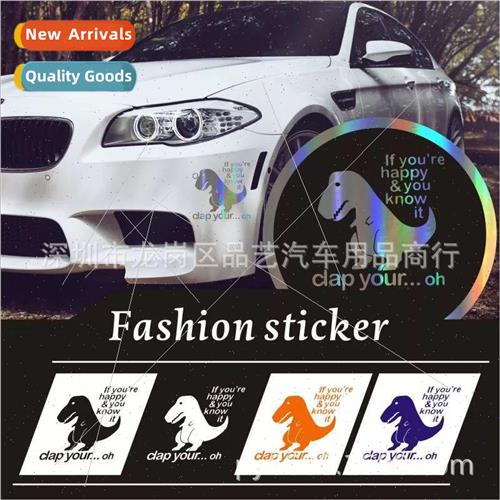 X-273 cartoon personality cute little dinosaur car stickers