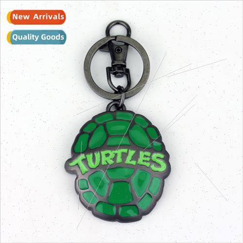 Movie around the turtle shell shape keychain personalized ba