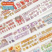 Washi Tape Berry Paper Soft Oil Cute Sauce Dyeing Text Seri