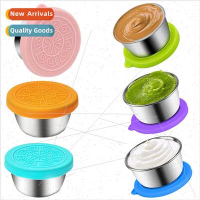 304 Stainless Steel Sauce Cup with d Sealed Salad Ketchup Co