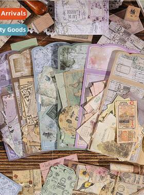 Maidens letter fag series material paper diy vintage handboo