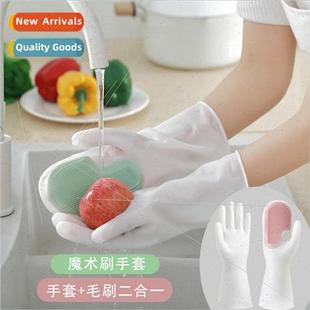 Durable Dishwashing Household Gloves Women Thickened Househo