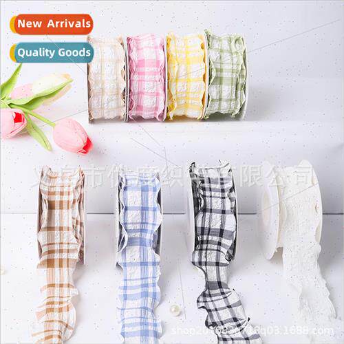 Puff lattice ribbon fishtail yarn ribbon cake b hair accesso