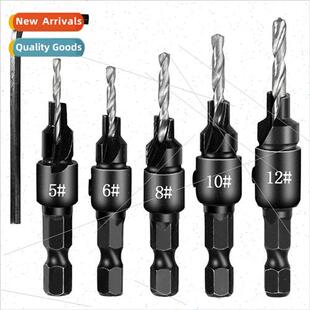 Woodworking countersunk drillHigh-speed steel hexagonal shan