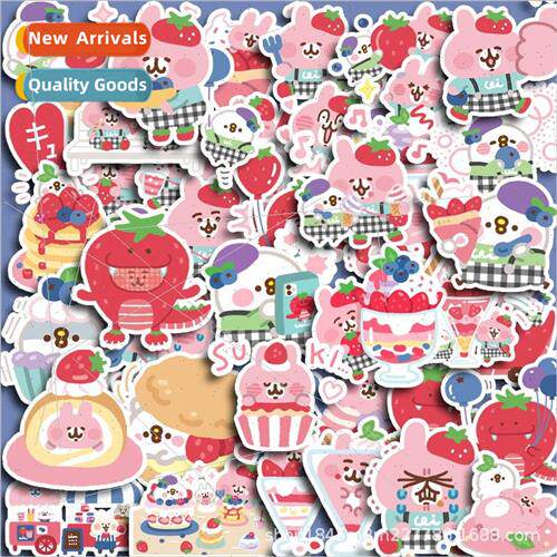 Berry good rabbit 40 stickers strawberry rabbit cute Korean